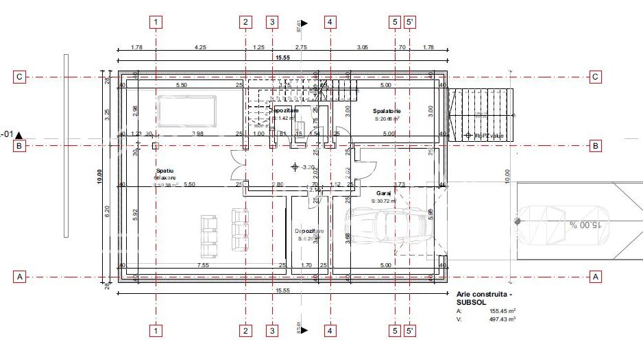 Teren intravilan 720mp cu autorizație, zona bazinul de apă - Schiță 12