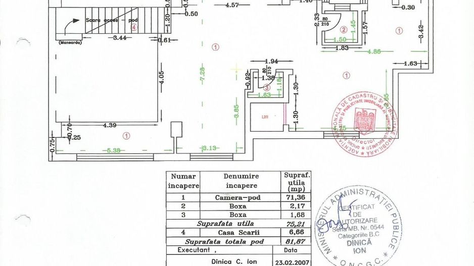 DUPLEX | 198MP UTILI + 54MP TERASA | BLOC 2007 - Schiță 25
