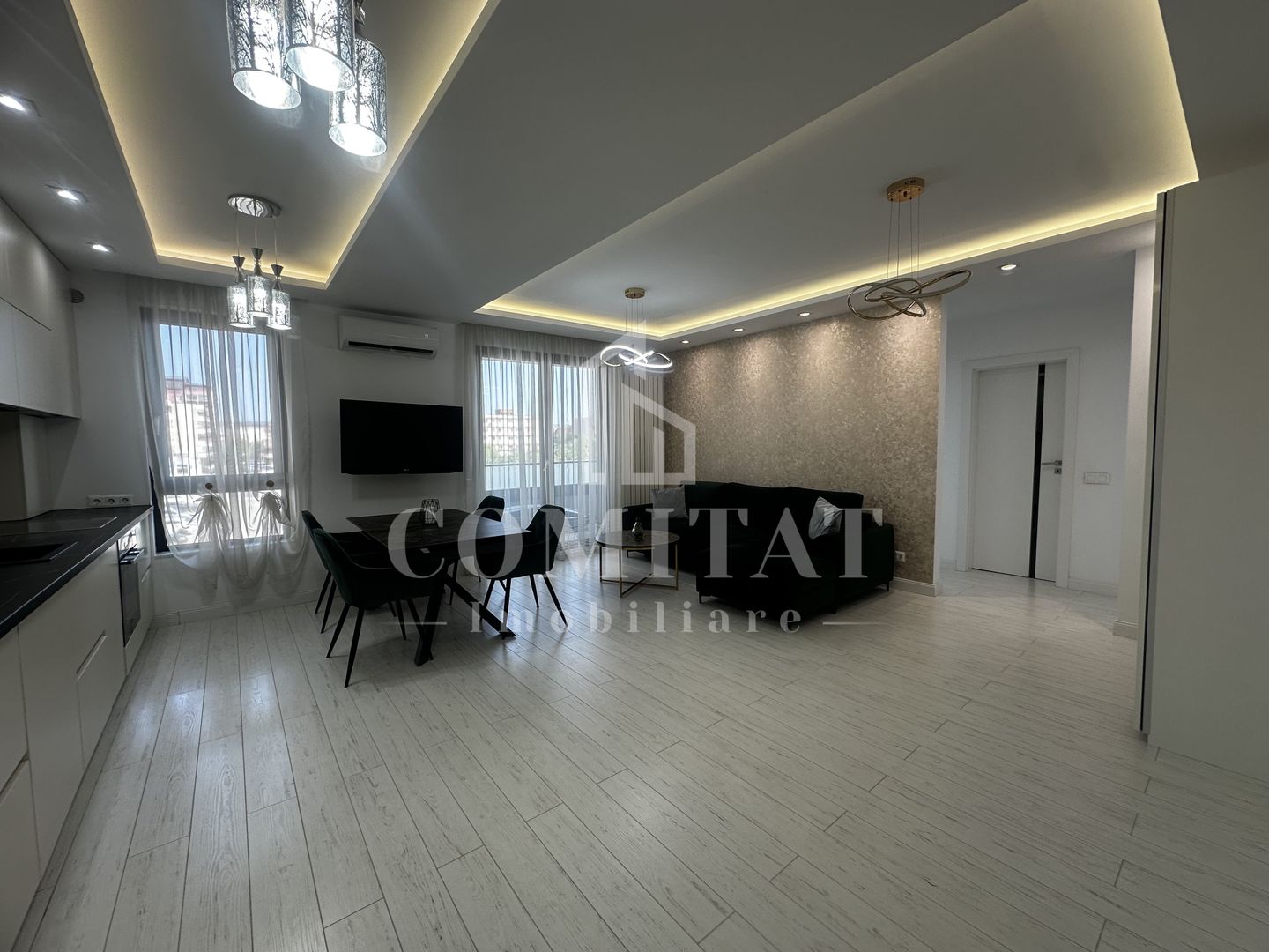 Apartament la etaj intermediar | Finisat modern | 3 camere | Park Lake - Poză 2