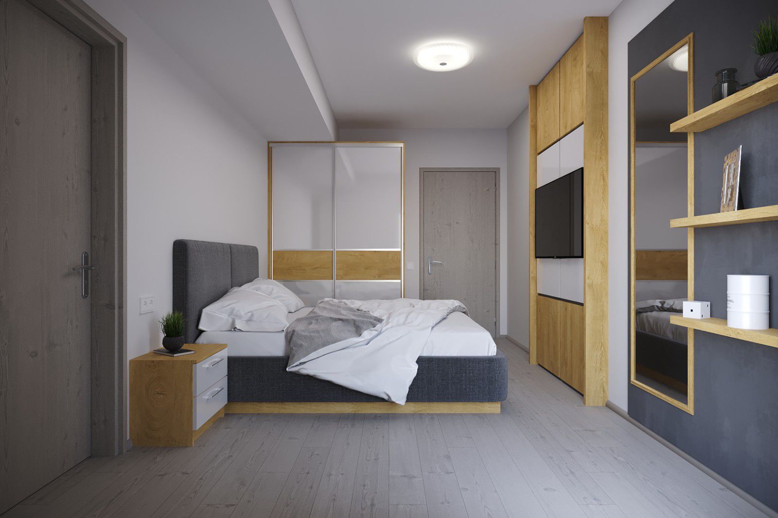 Apartament 3 camere de inchirat Rond OMV Pipera Curte proprie 45M - Poză 1