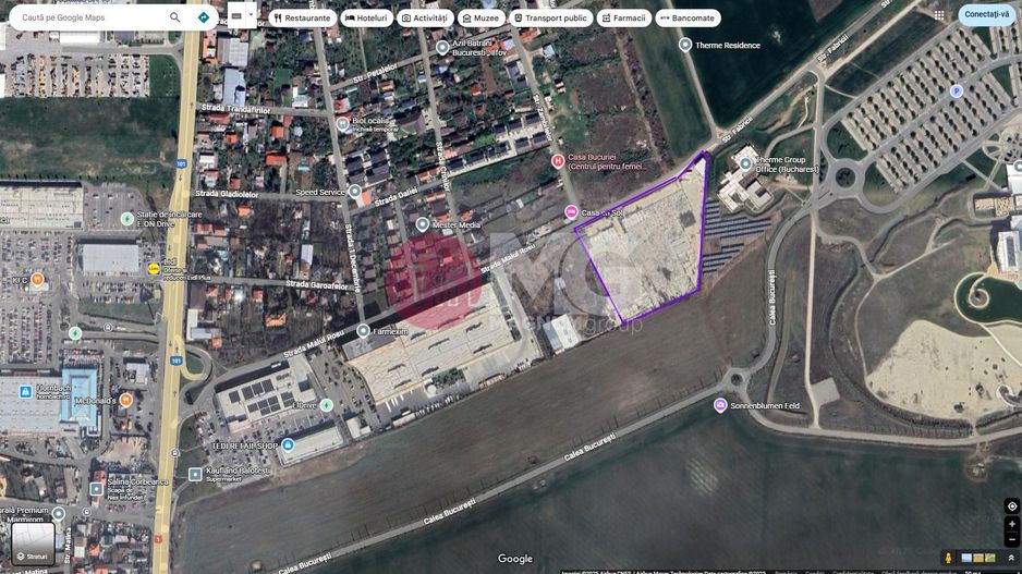 Teren de vanzare - betonat- pretabil industrial- Balotesti - Therme - Poză 4