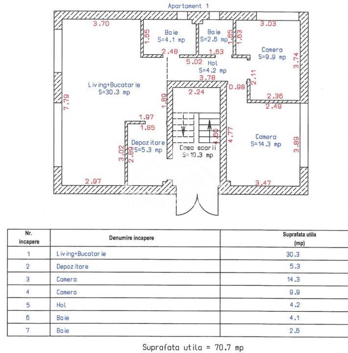Apartament cu 3 camere,finisat la cheie, parter -Selimbar, Comision 0 - Poză 2