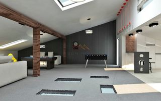 Vila deosebita, D+P+E+M, nefinalizata, 10 camere,2838m2, negociabil - Poză 8