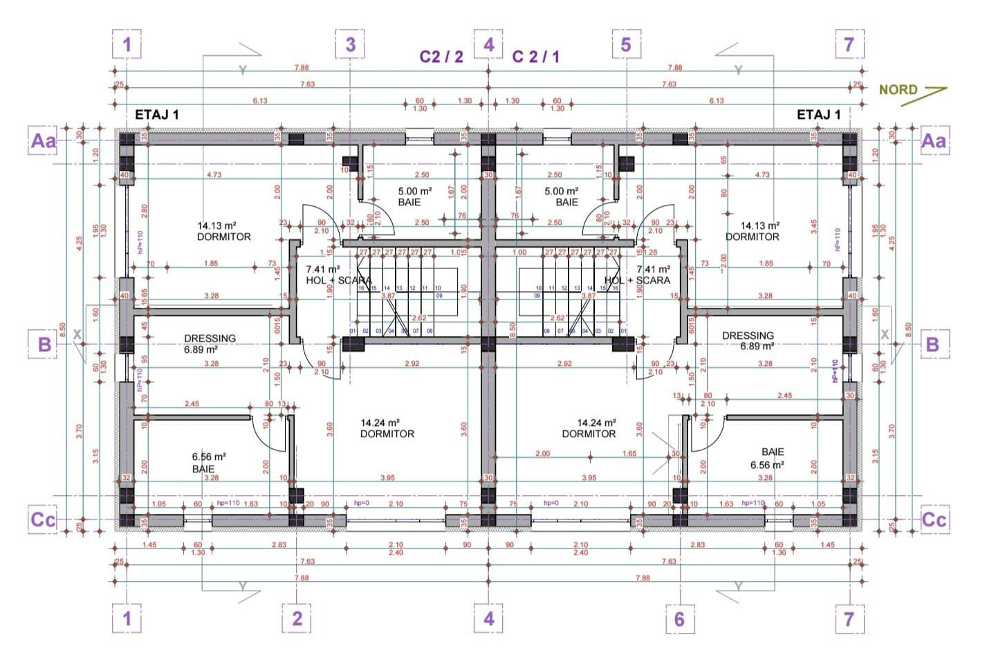 VILĂ DUPLEX - METROU 1 DECEMBRIE 1918/ POMPA CALDURA / COMISION 0%! - Poză 21