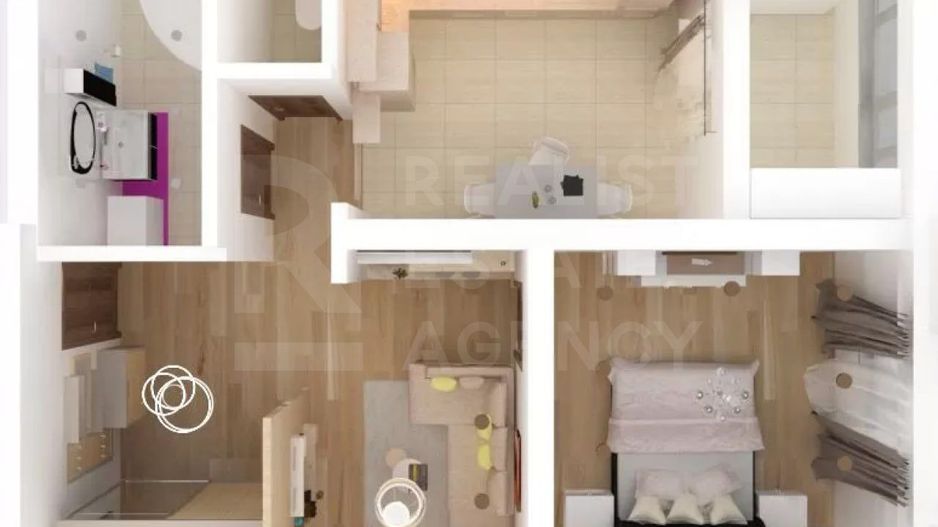 Vânzare, apartament, 2 camere, strada Nicolae Testemițeanu, Durlești - Poză 1