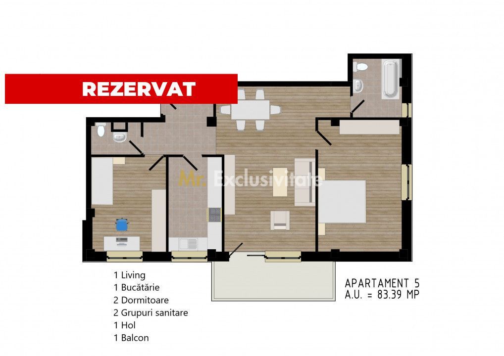 Zorilor Residence, Apartamente Noi 2-3-4 camere - Str. Zorilor - Carei - Poză 12