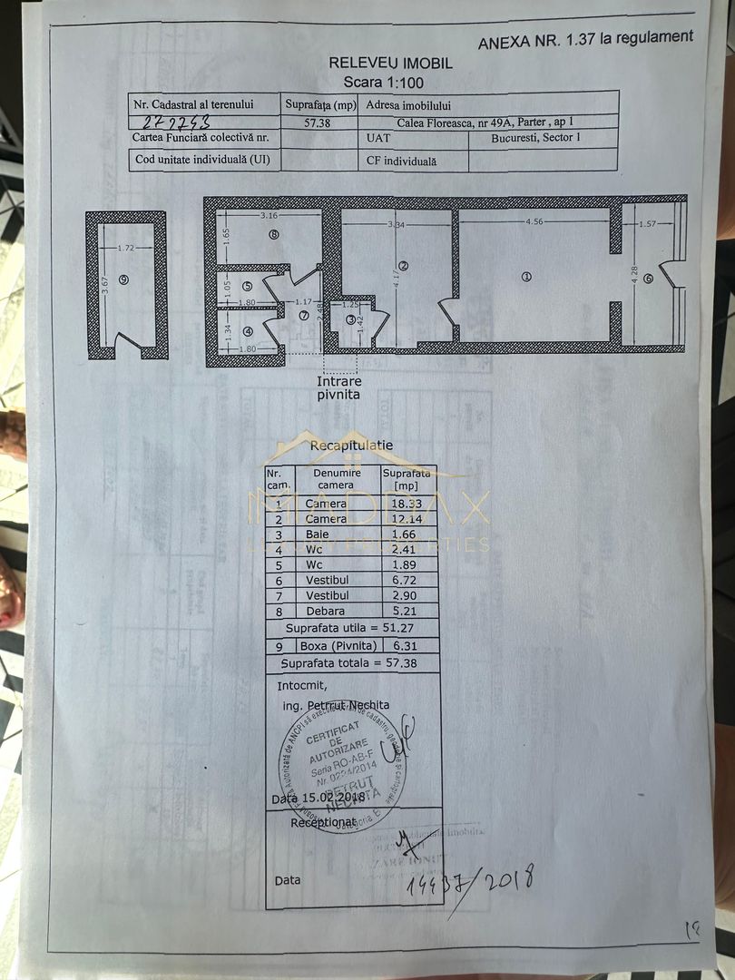 Spatiu comericial de inchiriat / Calea floreasca/ parter stardal - Schiță 16