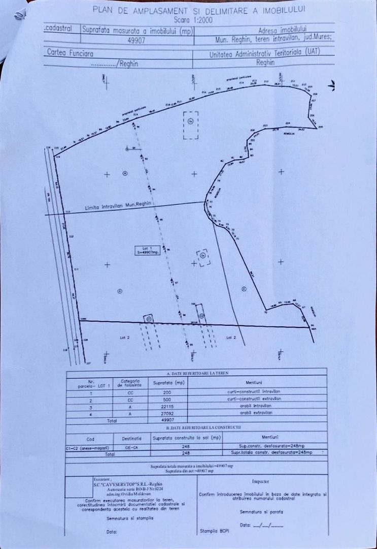 Teren 50000 mp, intravilan, Reghin, 0% comision - Poză 2