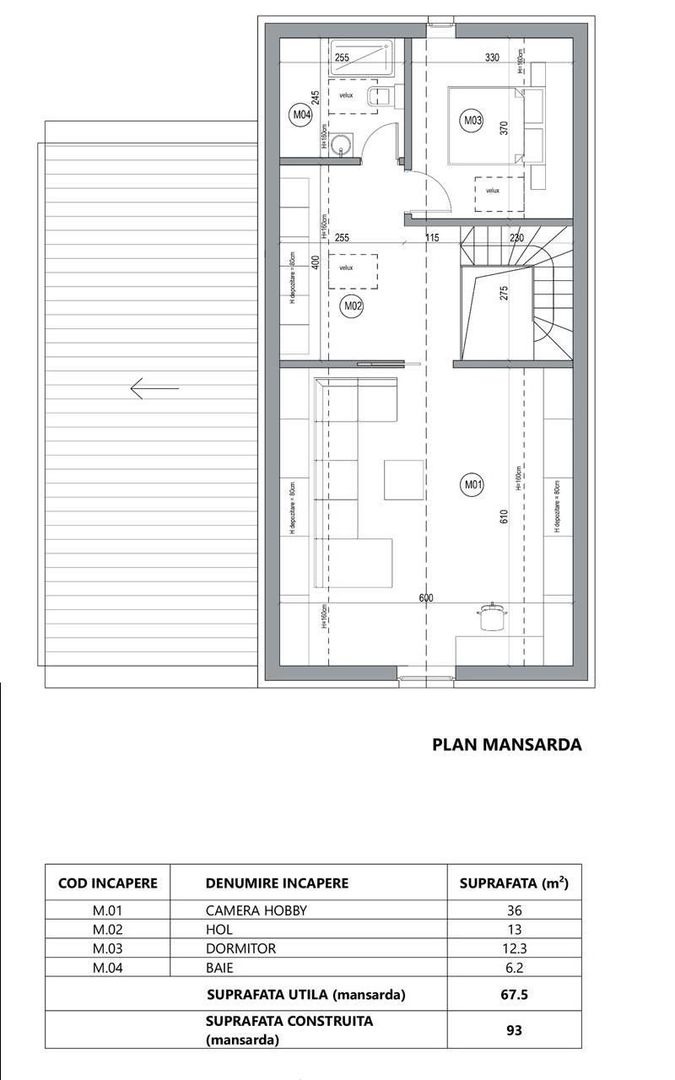 De vanzare Vila Str. Daliei - Petresti Corbeanca Ilfov - Schiță 23
