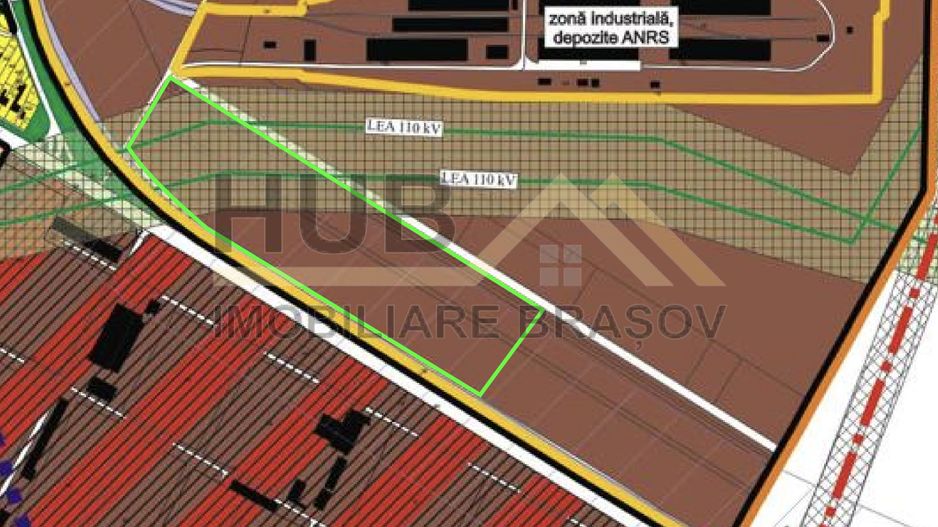 Teren Industrial Codlea | 22.500mp Necesar PUZ - Poză 1