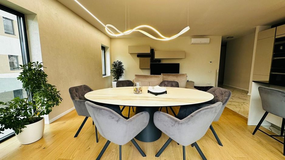 Apartament premium 4 camere | Finisaje lux – 135.7 | Spa & Piscina - Schiță 11