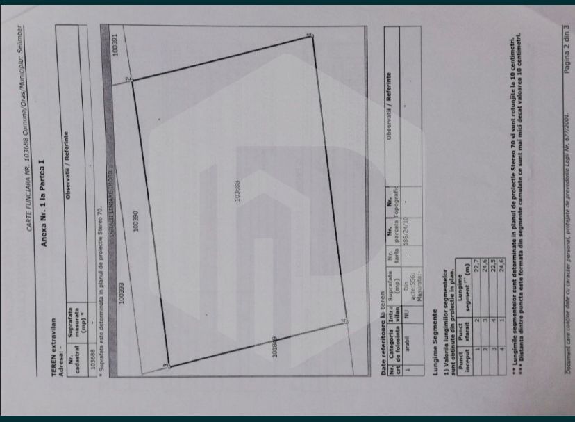 Teren str. Triajului Selimbar | Extravilan | 640mp - Poză 2
