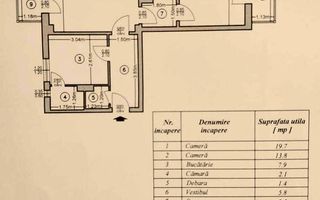 Investiție de Top | 2 Camere 66 mp Vitan Mall – Etaj 1 | Bloc 1990 | Centrală - Poză 2