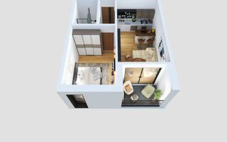 Apartament 1 camera | 37 mp | Etaj 1 | Bloc Nou 2026 | Cetate - Poză 3