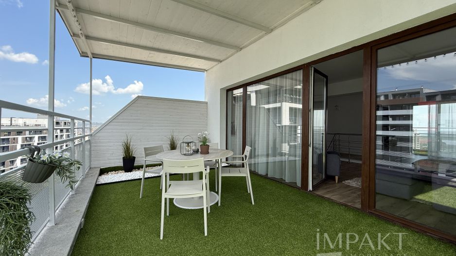 Penthouse pe doua niveluri cu 5 camere in cartierul Buna Ziua! - Poză 13