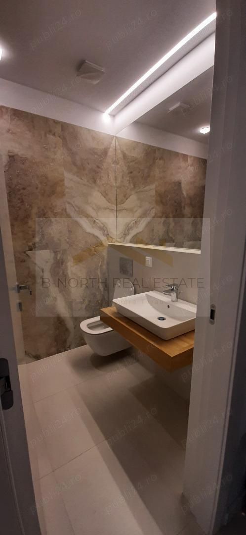 Apartament de închiriat 2 camere Nusco City Pipera | Vedere către grădina - Poză 7