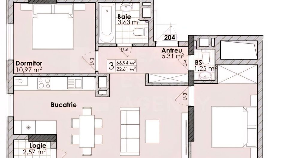 Vânzare, apartament, 2 camere , strada Soarelui, Botanica - Poză 5