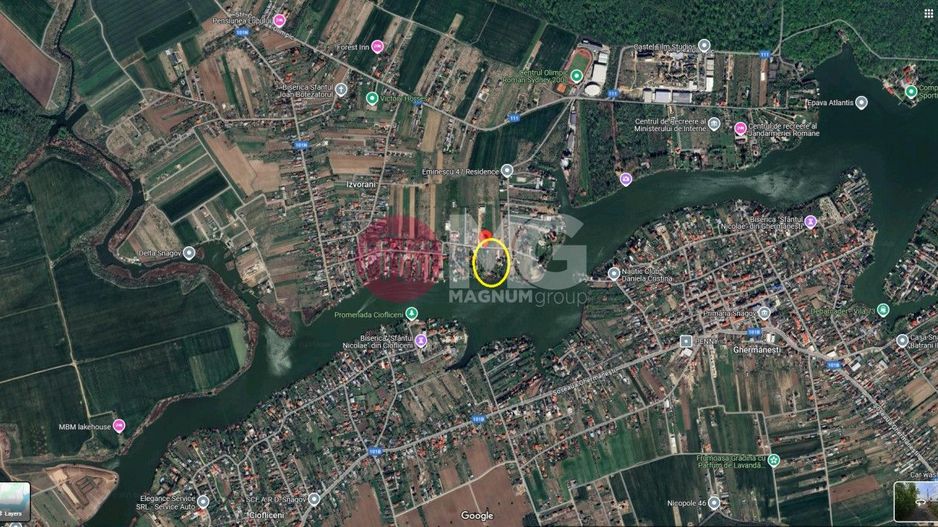 Teren de Vanzare- Snagov -deschidere lac- Izvorani - Poză 2