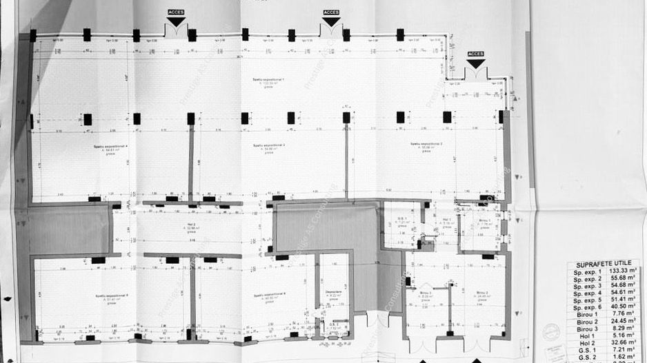 Spatiu comercial 485 mp | Stradal | ISU | 3 intrari | Bld. L Rebreanu - Schiță 6