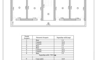 Pensiune la cheie Costinesti | 1022mp | Autorizata ISU | Centrala Gaz - Schiță 34