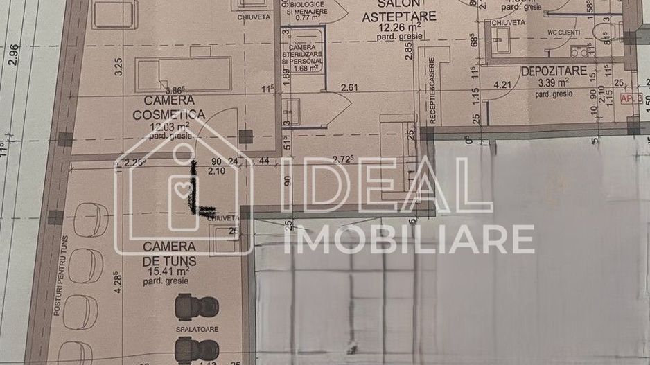 Spatiu Comercial cu 4 locuri de parcare, in Cartierul Arhitectilor - Poză 15