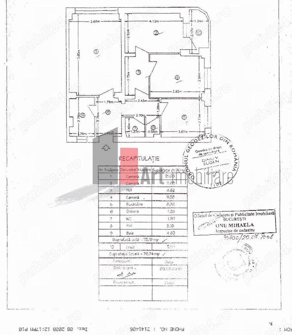 APARTAMENT 3 CAMERE UNIVERSITATE - Poză 9