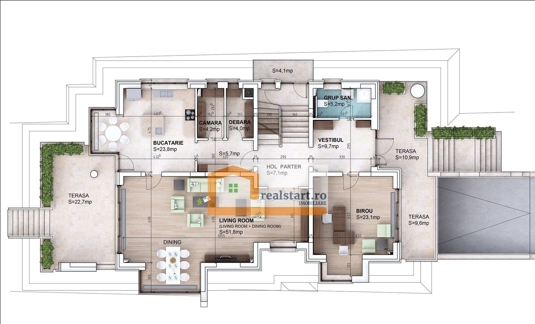 Mogosoaia, Vila cu vedere 360, langa padure, eficienta energetica - Schiță 71