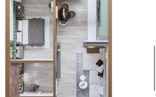 Apartament 2 camere, 64,5 mp, Copou Garden, Iasi - Poză 8