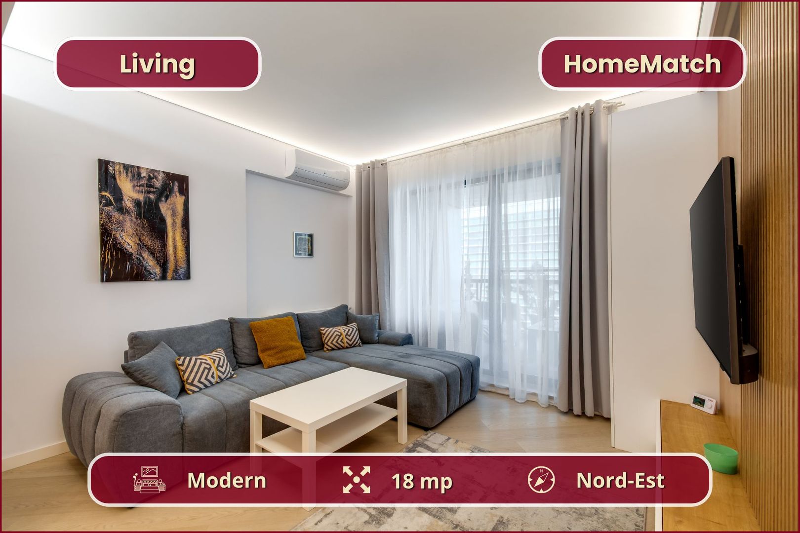 Cortina North || 3 camere || Nou || Finisaje de lux || Comision 0% - Poză 3