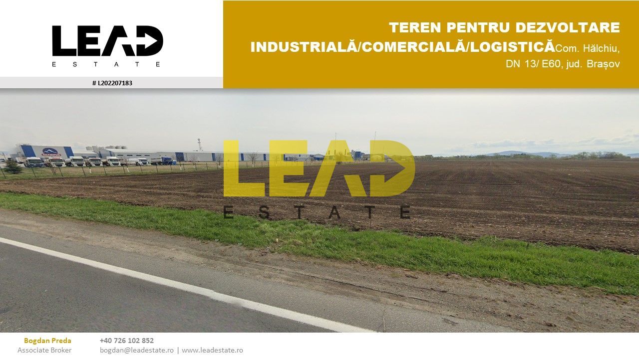 TEREN DEZVOLTARE INDUSTRIALĂ/COMERCIALĂ/LOGISTICĂ - Poză 1
