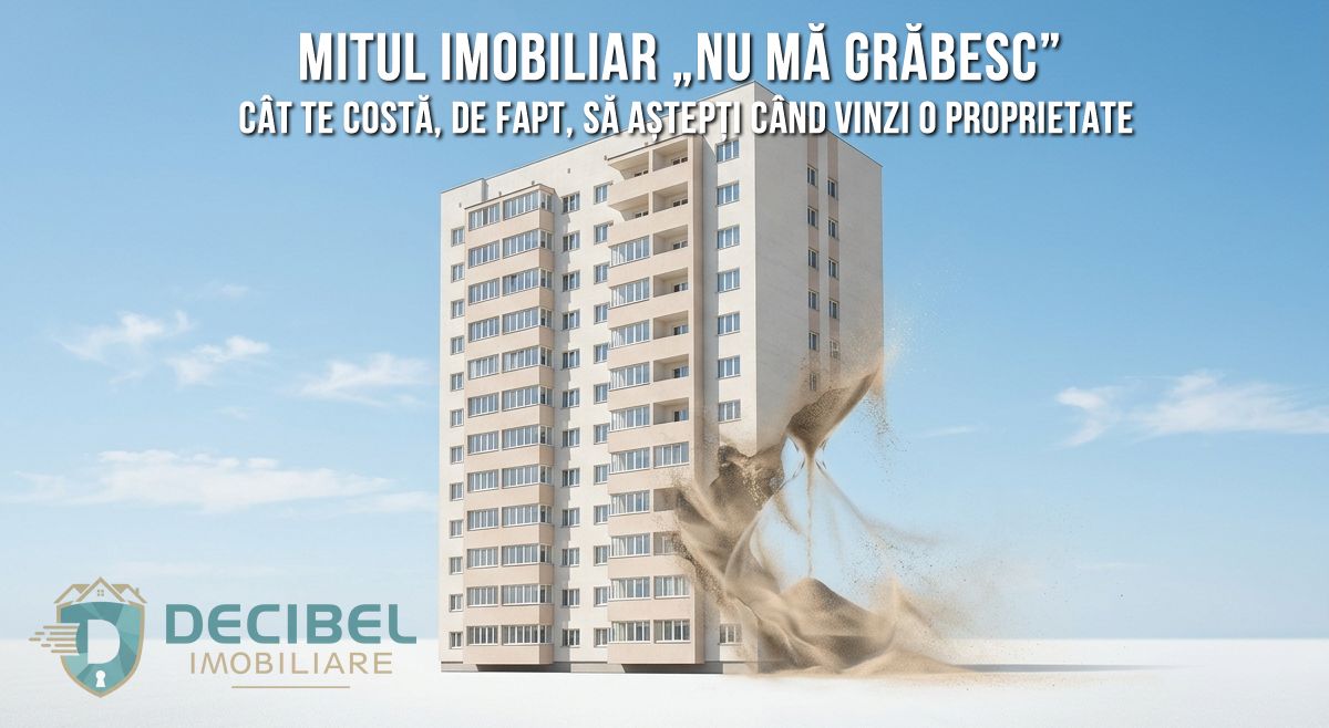 Mitul imobiliar „Nu mă grăbesc”: Cât te costă, de fapt, să aștepți când vinzi o proprietate?
