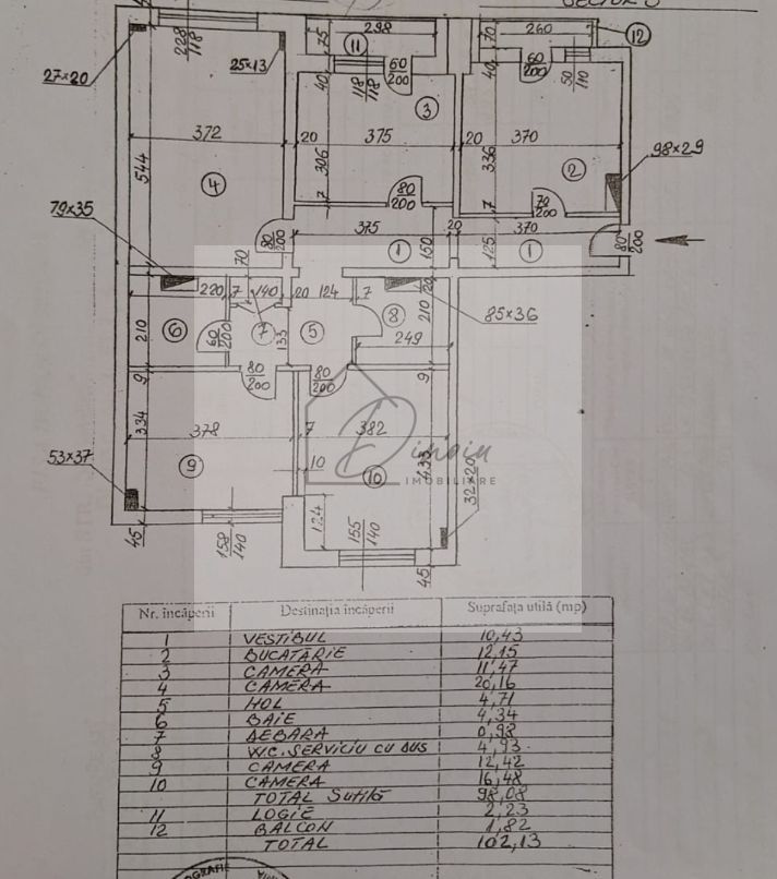 4 camere Unirea I ULTRA CENTRAL I Bloc monolit 1997 I COMISION 0% - Poză 3