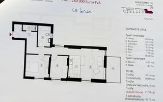 DE VANZARE | APARTAMENT 2 CAMERE + BIROU 9 MP  | ZONA EMINESCU - Poză 2