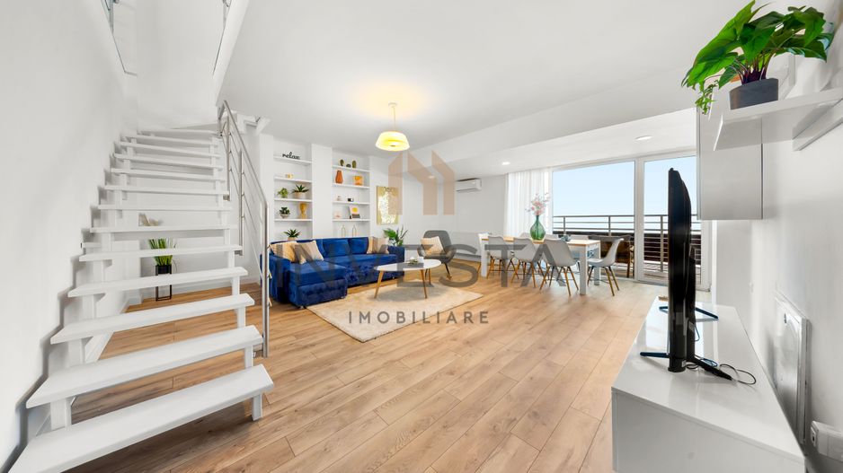 Penthouse de lux pe 2 nivele cu 4 terase in Buna Ziua! - Poză 2