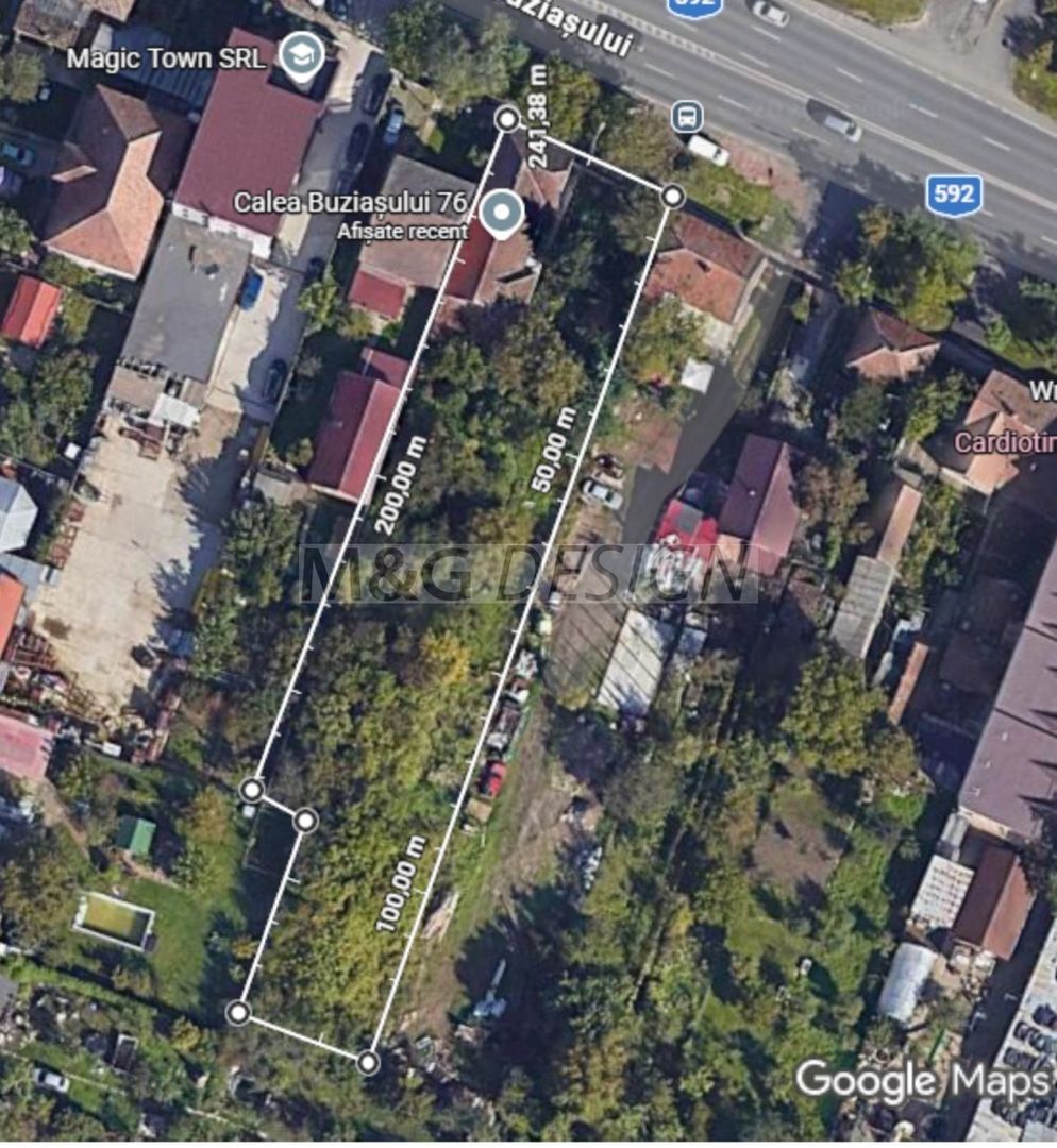 Teren intravilan cal Buziasului, zona mixta UTR M3 - Poză 1