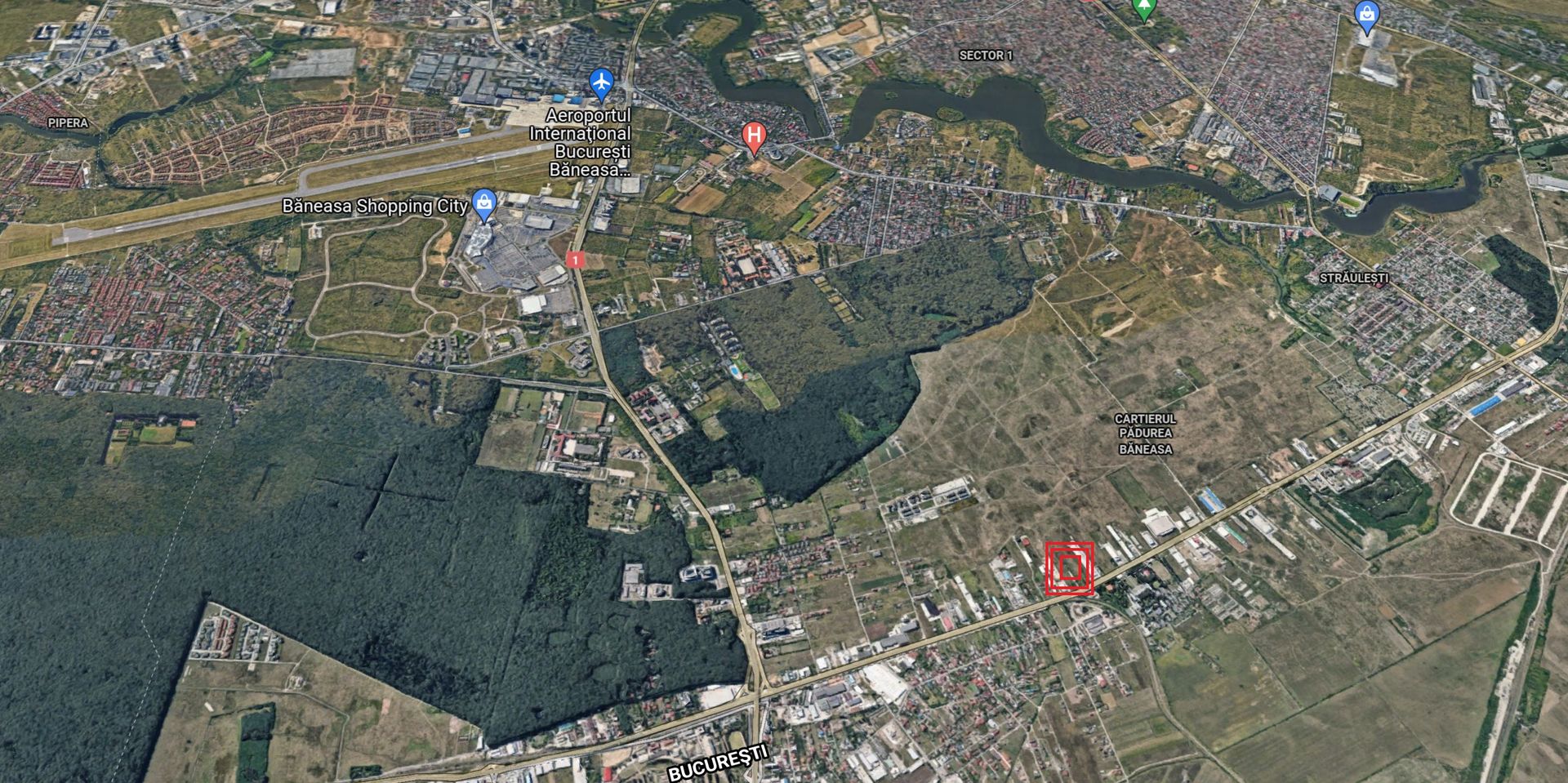 Teren 21000 mp Soseaua Odai Centura Bucuresti 67 metri deschidere - Poză 9