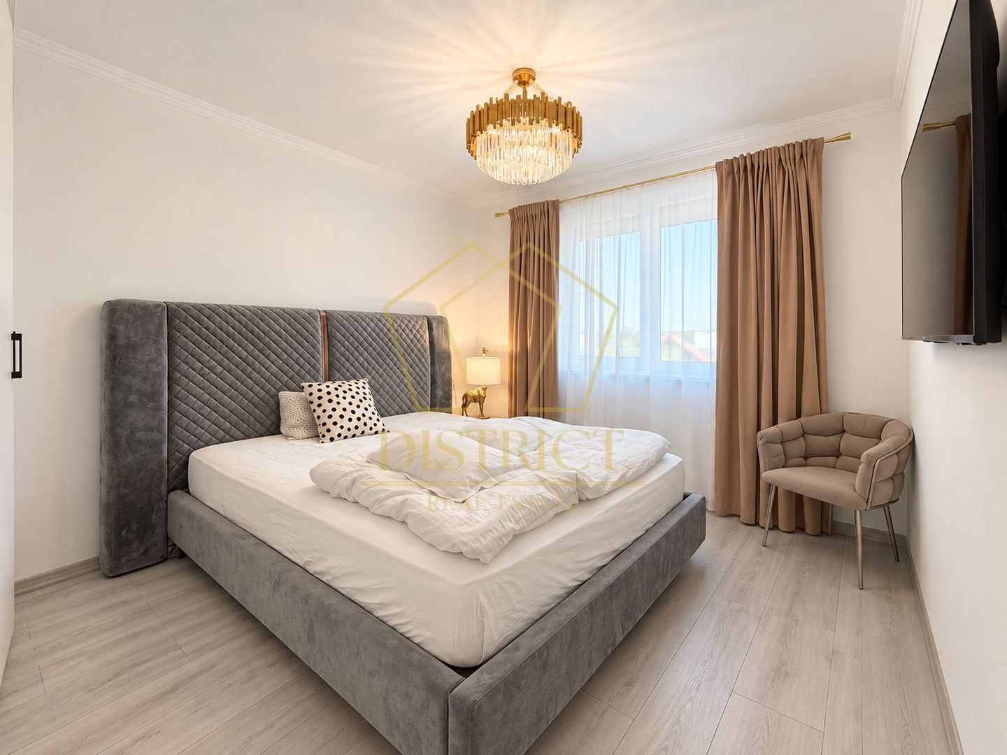 Apartament cu 2 camere mobilat de Lux | Etaj intermediar | in Giroc la asfalt. - Poză 8