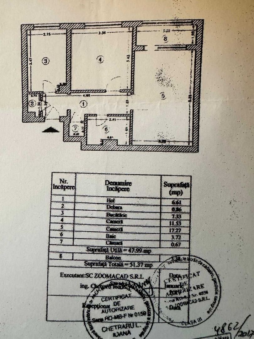 Vanzare apartament 2 camere Pacii decomandat - proprietar - Poză 8