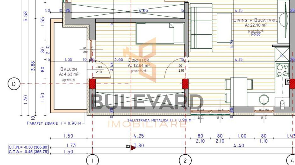Apartament ultramodern cu 3 camere, zona strazii Somesului! - Schiță 10