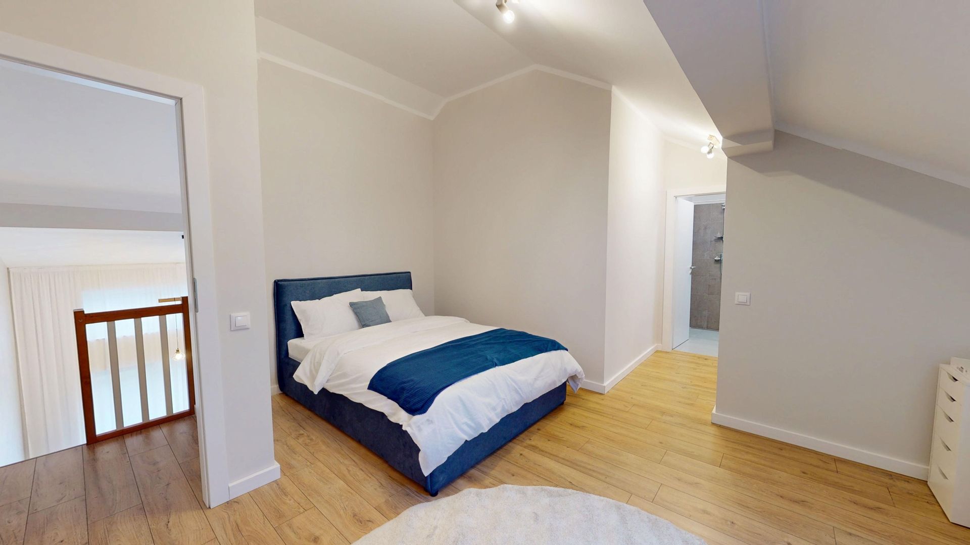 Penthouse 3 camere, 2 băi, mobilat complet, dressing - întabulat - Poză 7