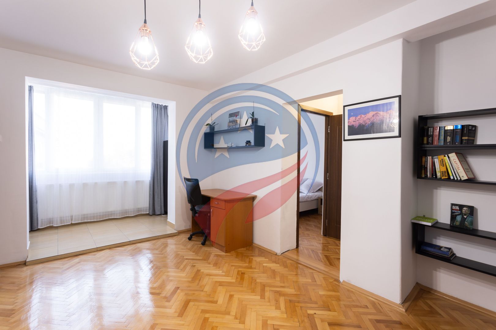 Apartament cu 2 camere ultracentral de inchiriat pe termen scurt (1-6 luni) - Poză 2