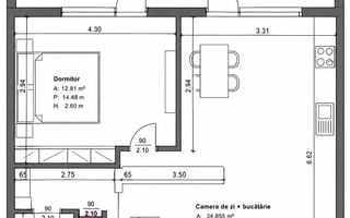 Apartamente cu 2 camere/50-55mp/TERASE 20-52mp/IMOBIL NZEB/TVA INCLUS. - Poză 4
