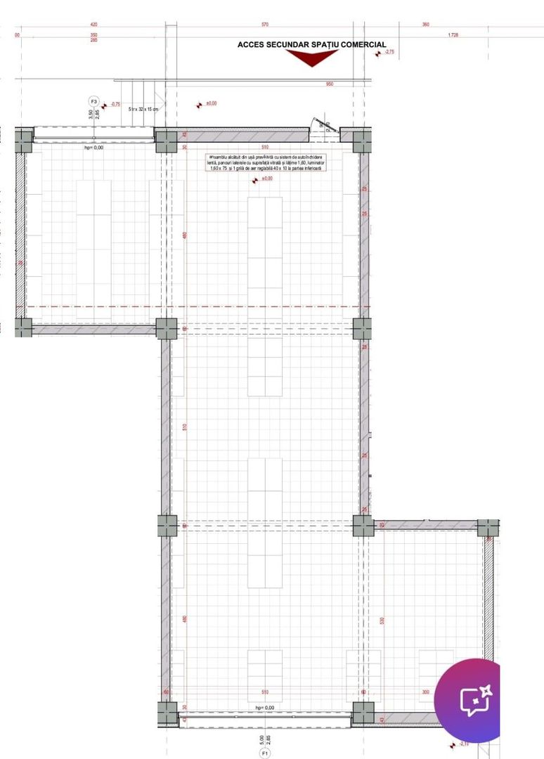 Spatiu comercial 125 mp, la cheie, parter, zona CARTIER; - Poză 2