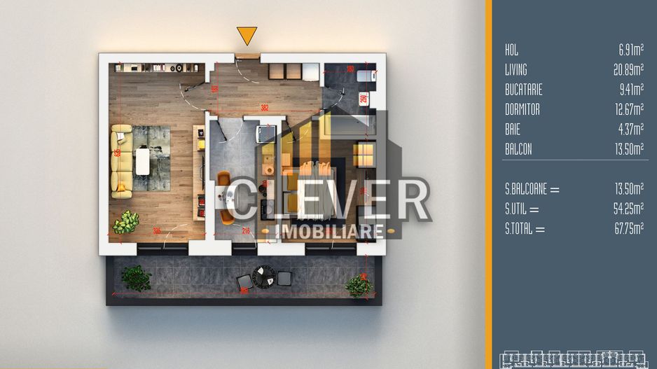 Ideal investitie Apartament Spatios 2 camere Th. Pallady Comision 0 - Poză 1