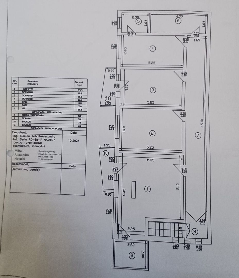 Casa 7 camere 2024  Carrefour Colentina - Schiță 47
