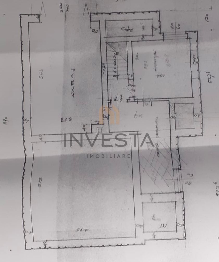 Casa spatioasa de vanzare cu front 27 ml in zona Andrei Muresanu - Schiță 18