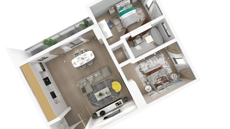 Apartament 3 camere de vanzare zona Micalaca - Poză 1