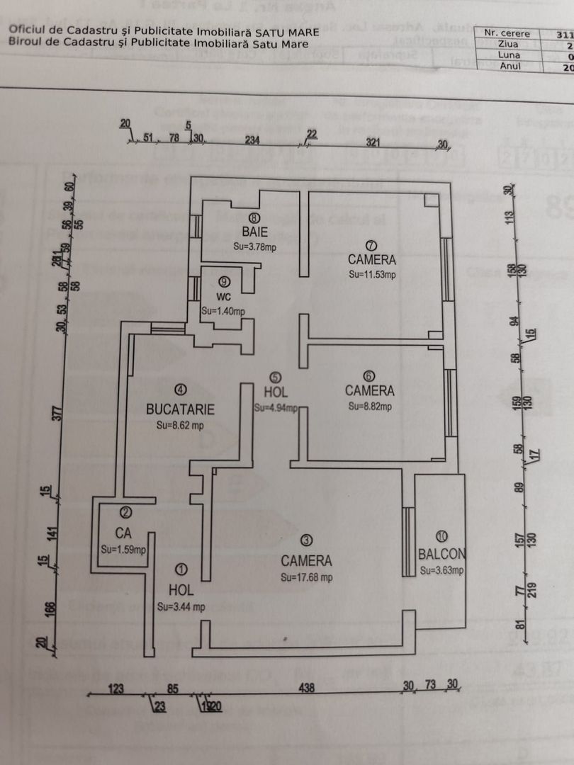 ageuropa.ro vinde ap 3 cam 66mp la etajul 4 în Micro 16. - Poză 9