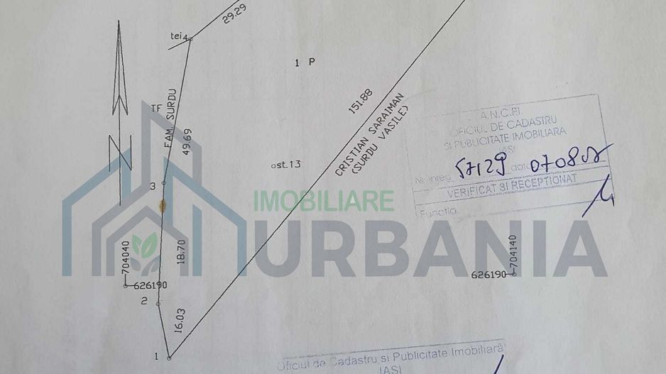Teren extravilan de vânzare – Tomesti sat, zona deluroasa - Poză 3