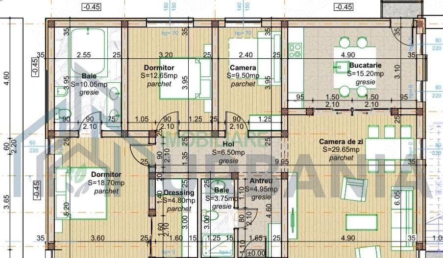Casă de vânzare în Bucium, Iași - 3 camere, living, 2 băi, dressing, teren 548 mp - Poză 5